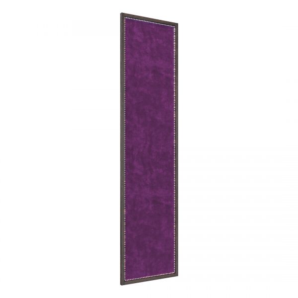 Brompton Velvet wardrobe door in purple
