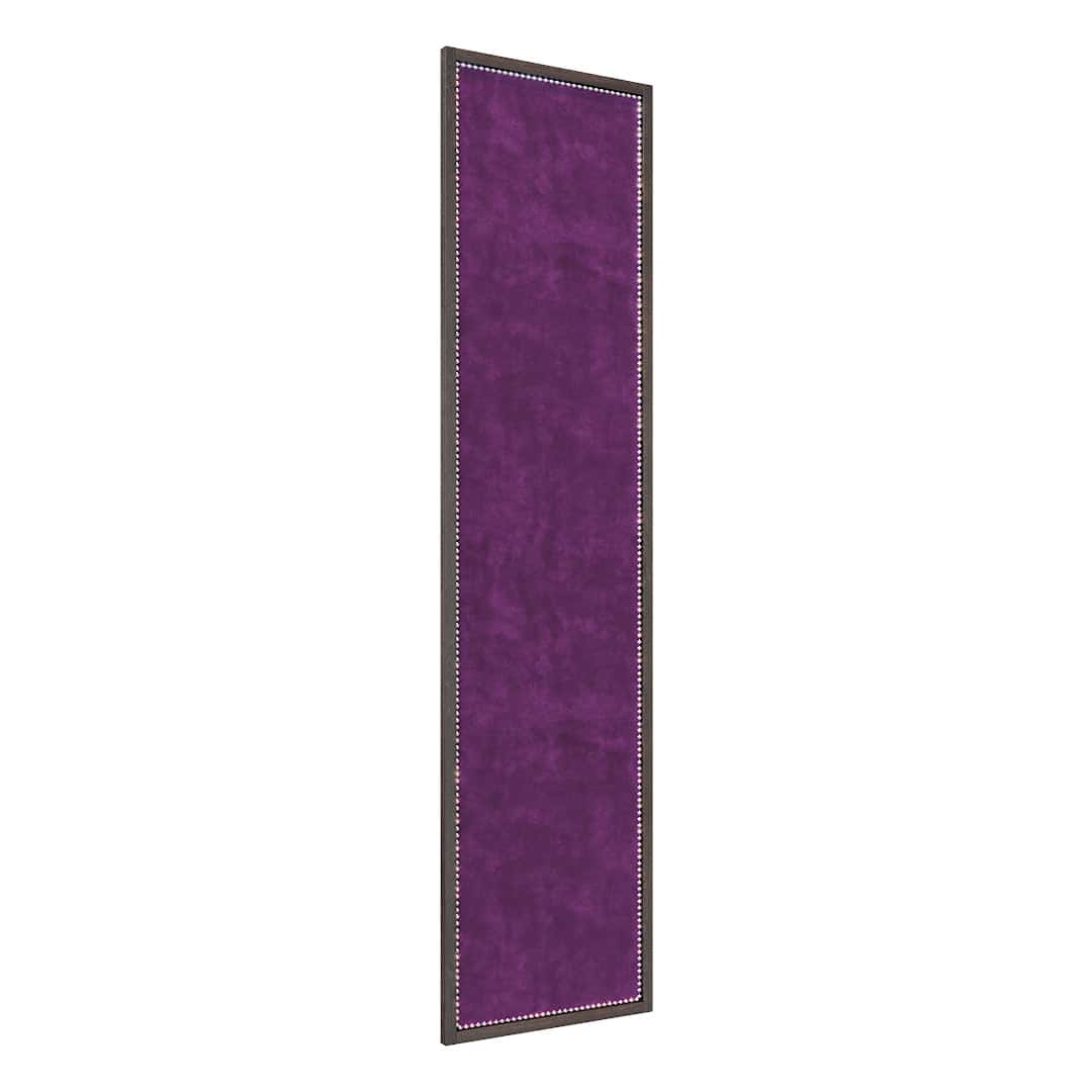 Brompton Velvet wardrobe door in purple